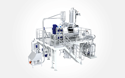 نظام التجفيف الأفقي (شفرة المحراث) بالتفريغ